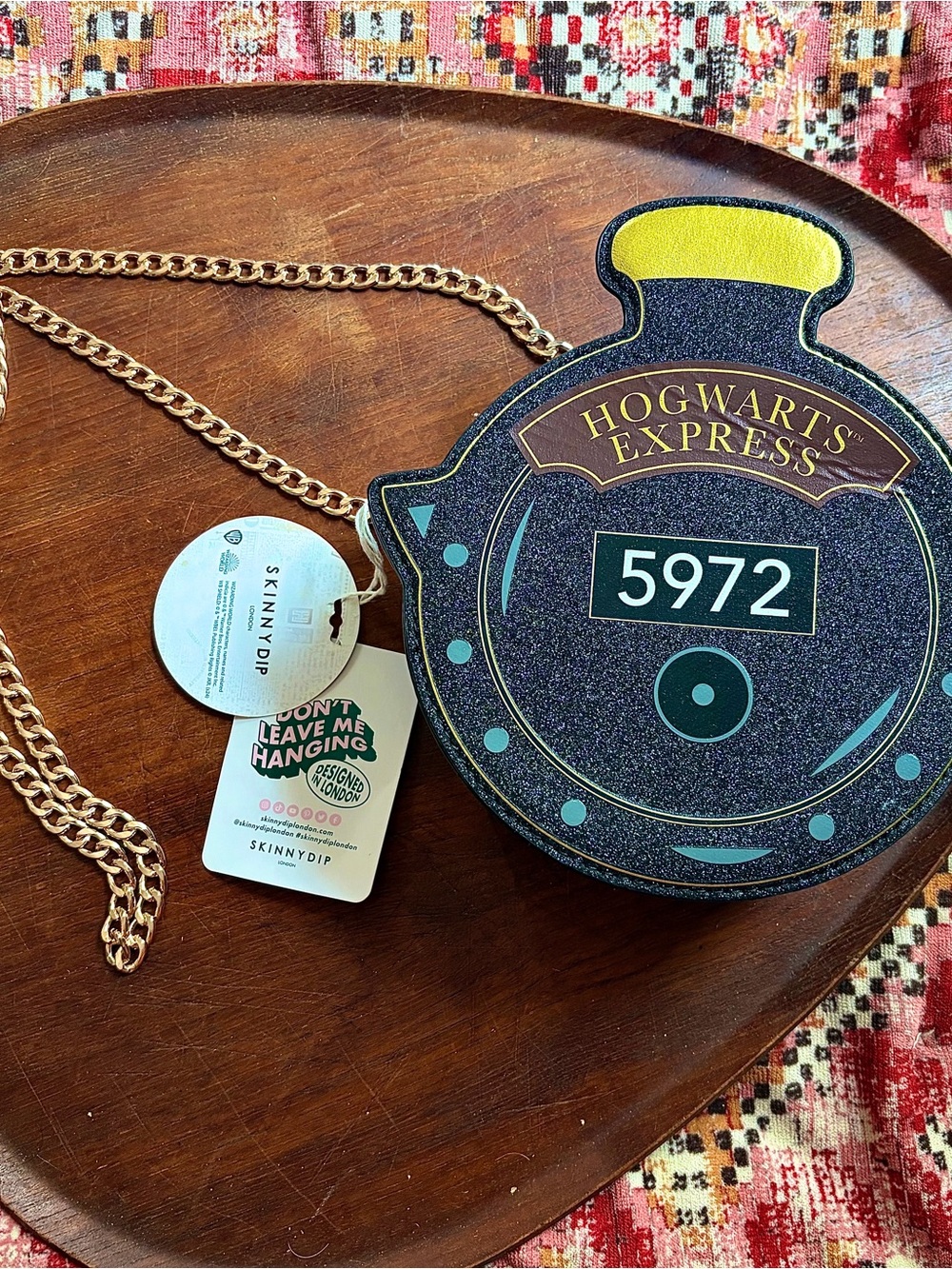NWT Skinnydip Hogwarts Express Crossbody Bag